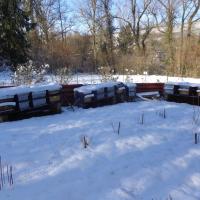 Le rucher de Didier en hiver